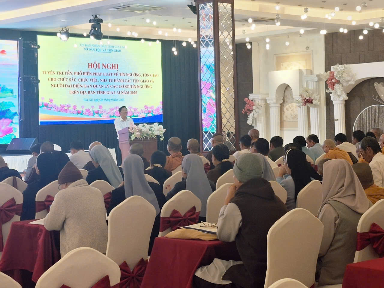 Sở Dân tộc và Tôn giáo tỉnh Gia Lai tổ chức Hội nghị tuyên truyền, phổ biến pháp luật về tín ngưỡng